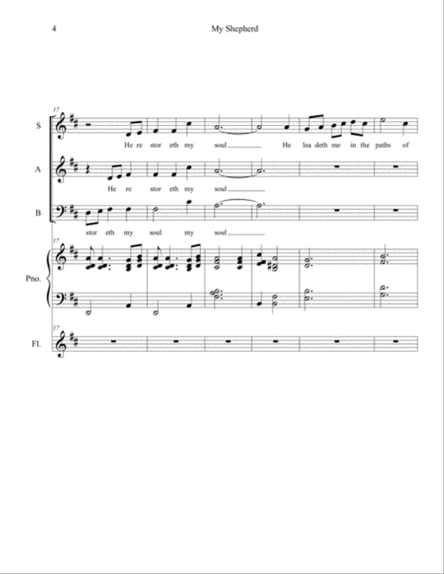 My Shepherd Flute Solo scores gallery preview page 4