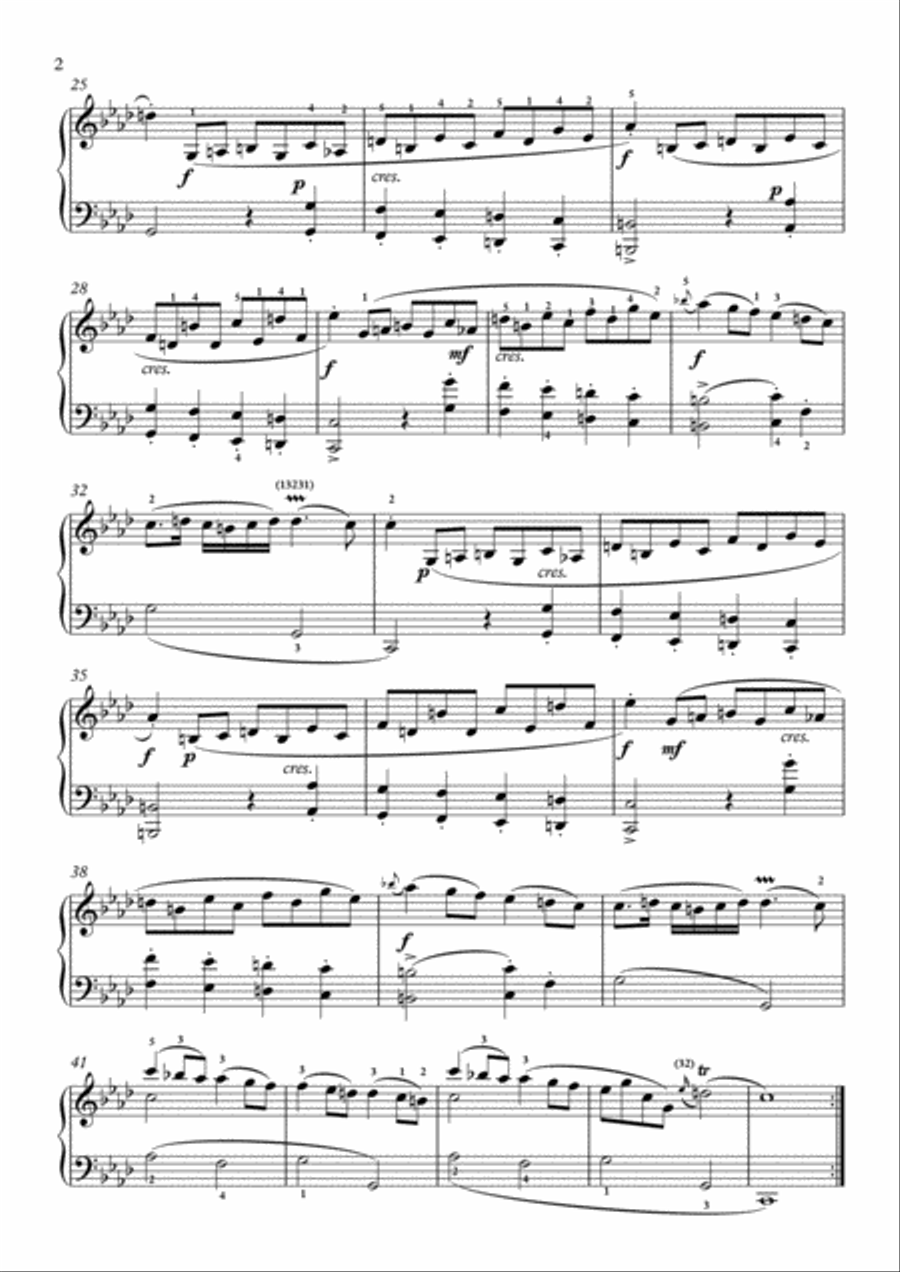 Scarlatti-Sonata in f-minor L.436 K.364(piano) Piano Solo scores gallery preview page 3