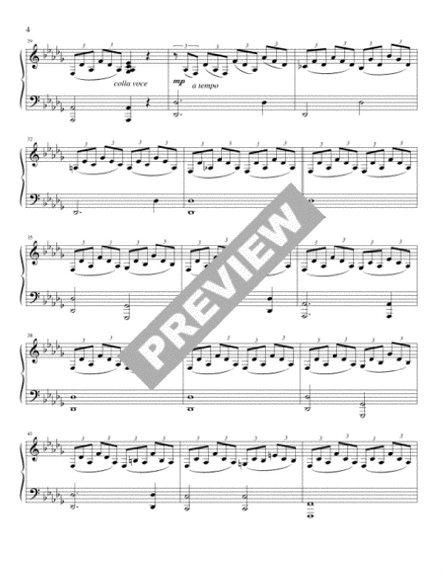 O Holy Night - Harp edition Flute scores gallery preview page 5