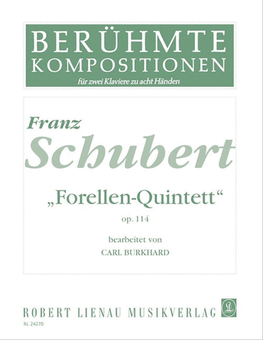 Forellen-Quintett (Trout Quintet) Op. 114 Chamber Music scores gallery preview page 1
