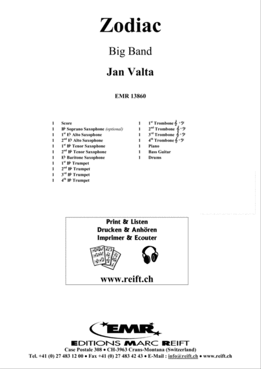 Zodiac Big Band scores gallery preview page 2
