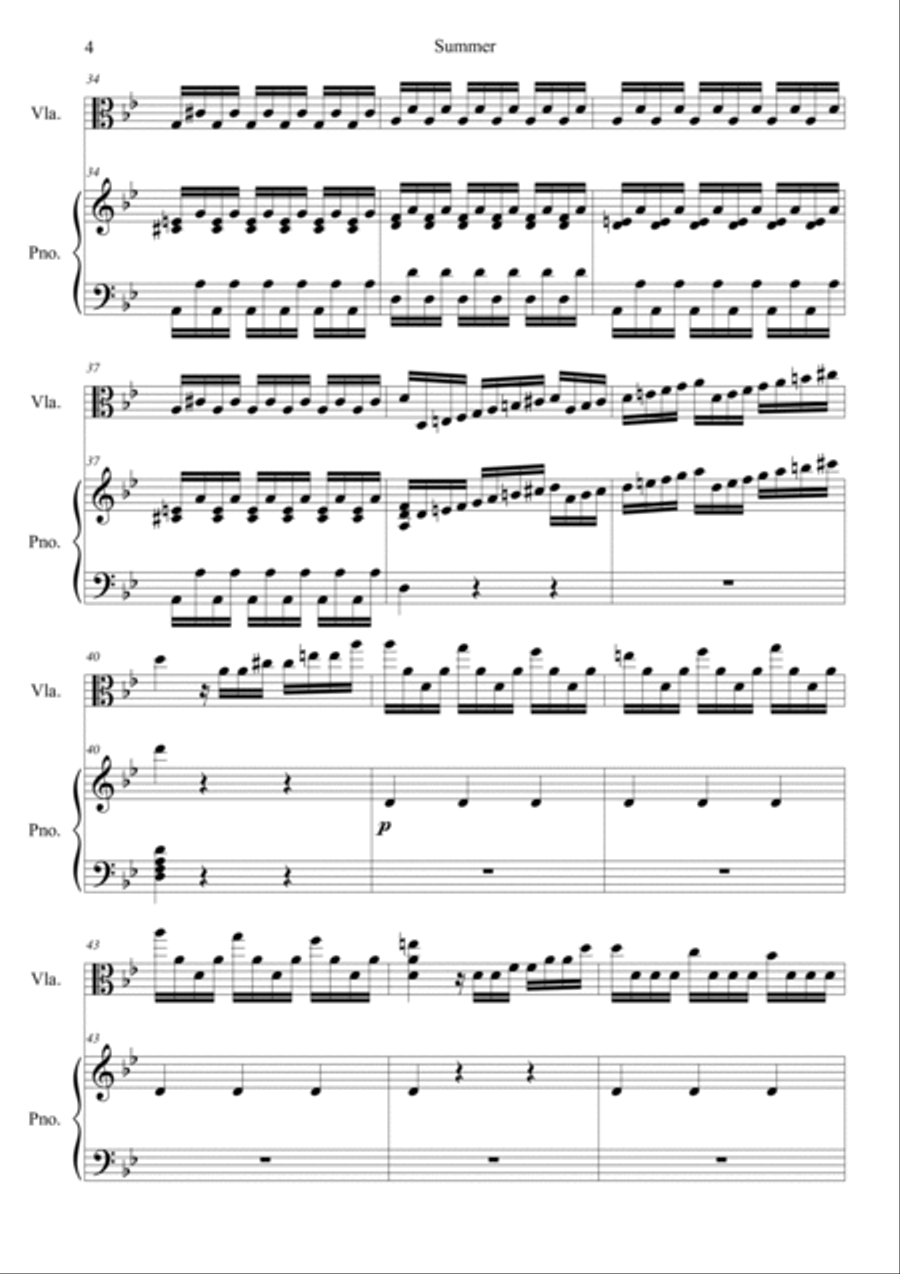 The Four Seasons: Summer 3rd Movement 