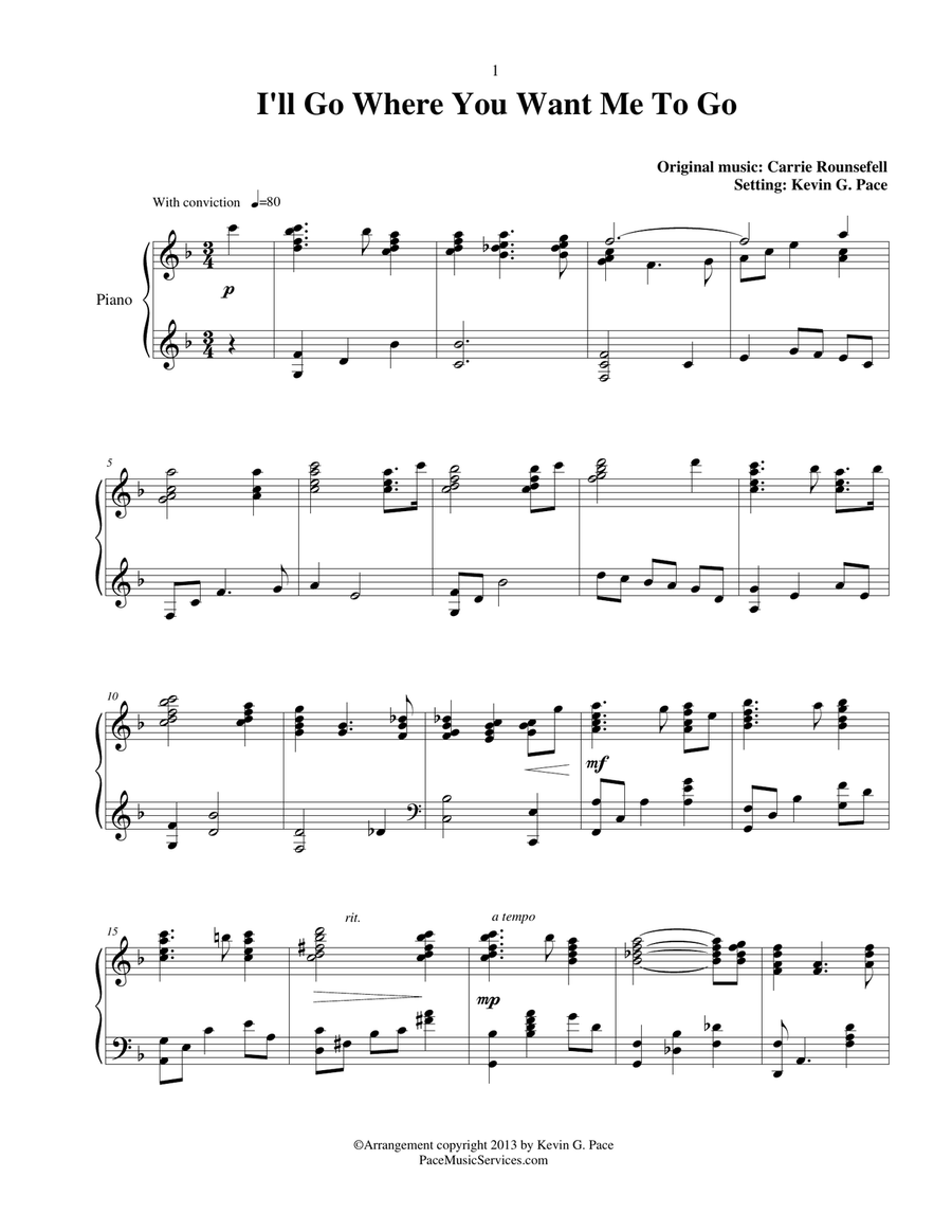 Sacred Hymn Arrangements for Piano - book 5 Piano Solo scores gallery preview page 4