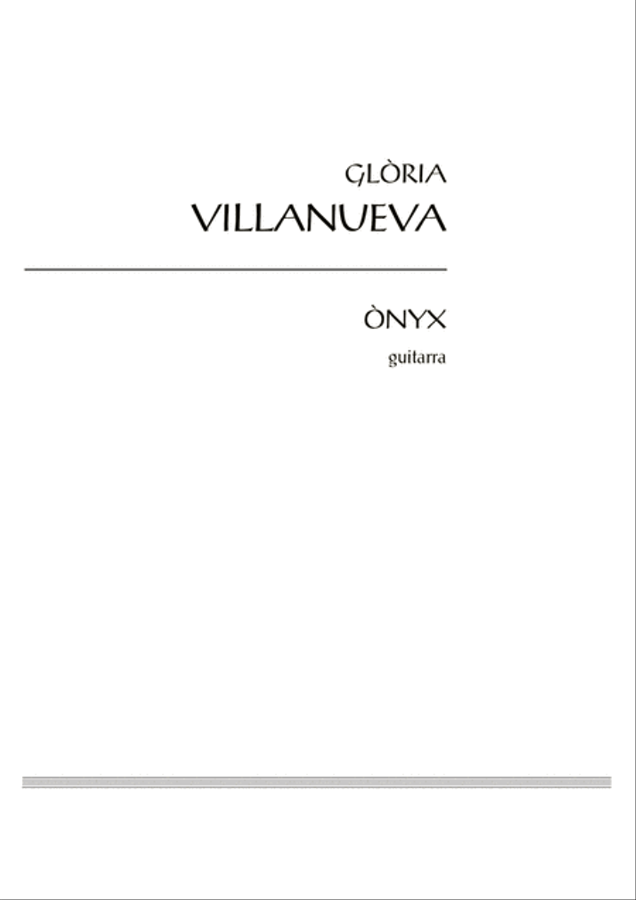 Ònix Classical Guitar scores gallery preview page 3