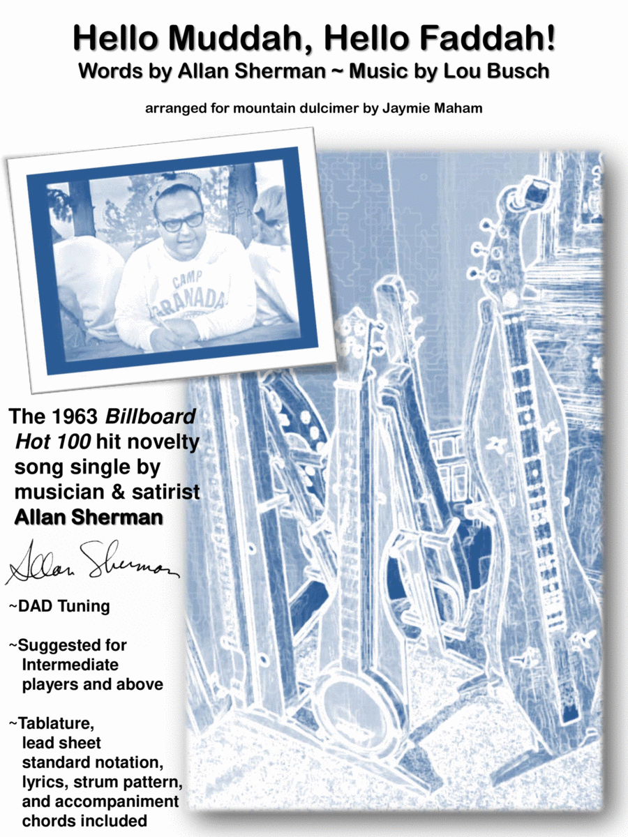 Hello Mudduh, Hello Fadduh! (a Letter From Camp) Dulcimer scores gallery preview page 1