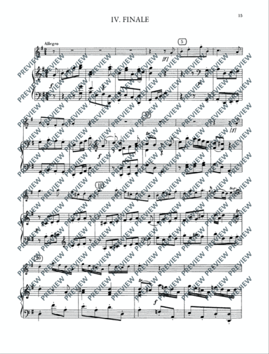Concertino G major and Nocturne C major Oboe scores gallery preview page 16