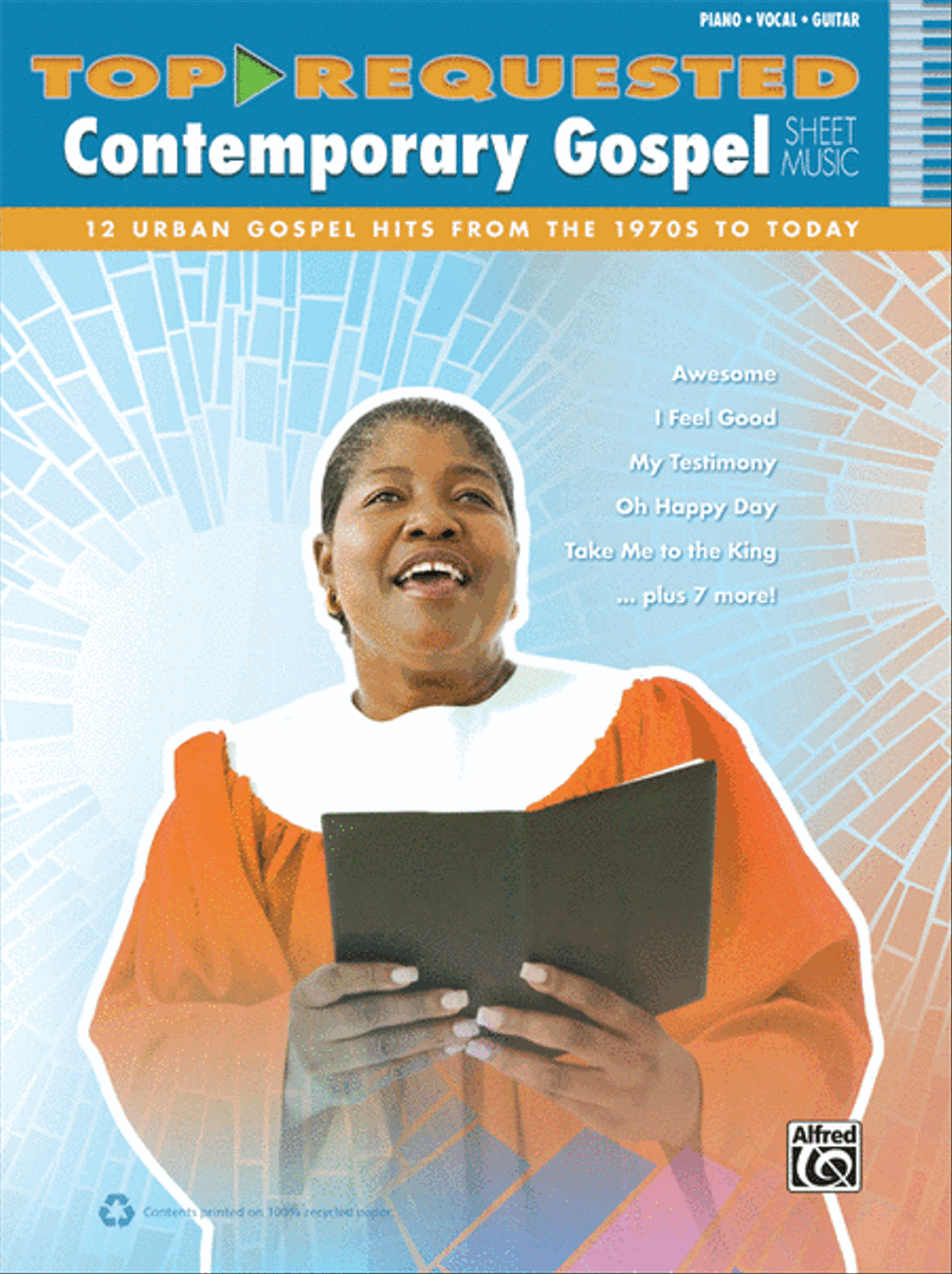 Top-Requested Contemporary Gospel Sheet Music Piano, Vocal, Guitar scores gallery preview page 1