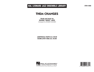 Book cover for Them Changes - Full Score