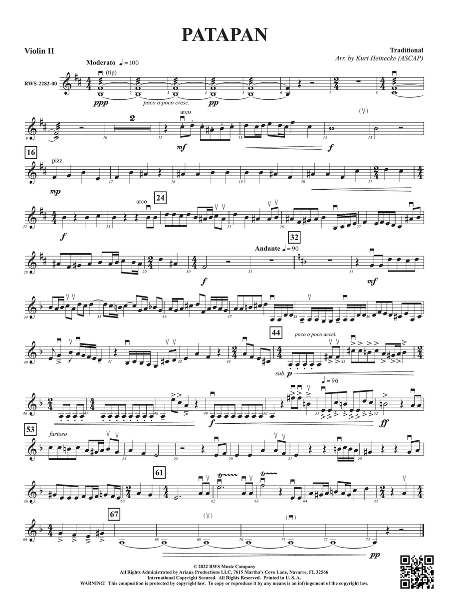 Patapan: 2nd Violin