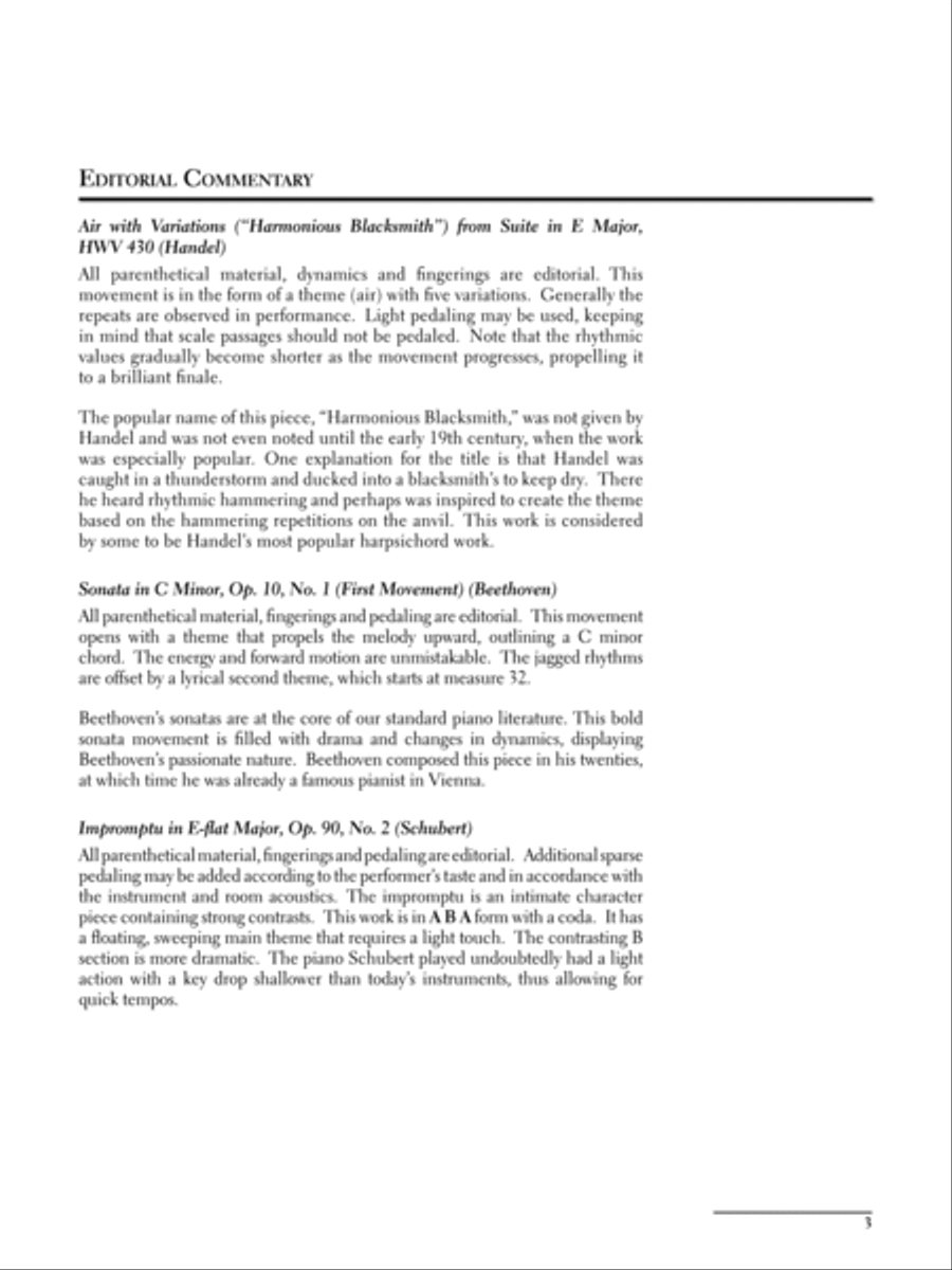 Audition Repertoire for the Advancing Pianist, Book 4 Piano Method scores gallery preview page 2