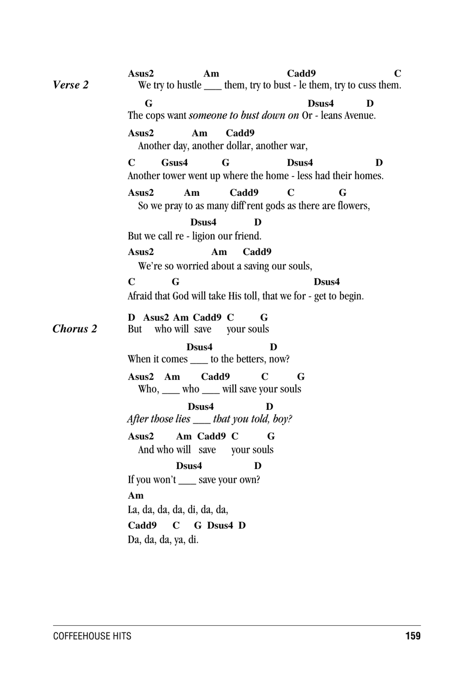 Who Will Save Your Soul Who Will Save Your Soul Acoustic Guitar scores gallery preview page 2