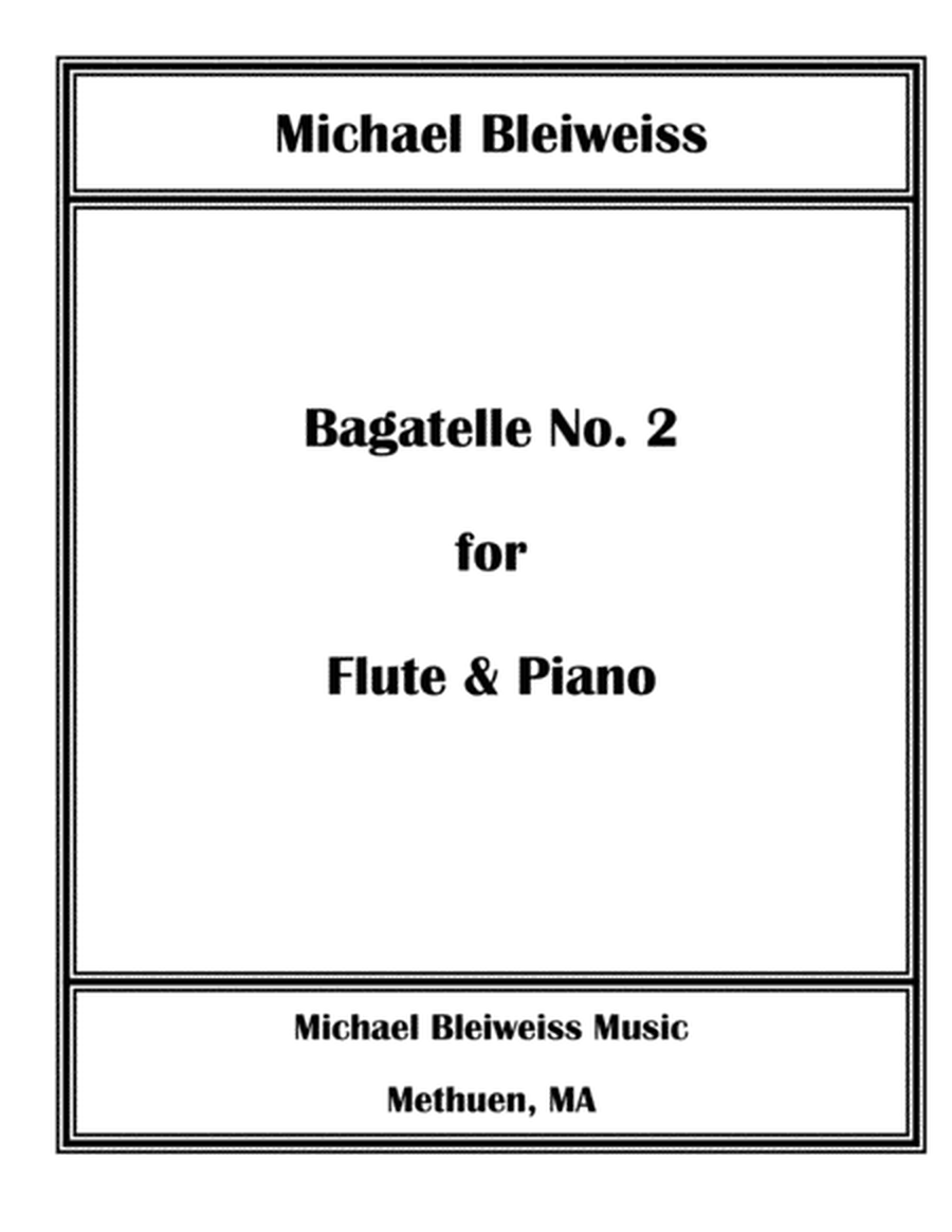 Bagatelle No. 2 for Flute & Piano image number null