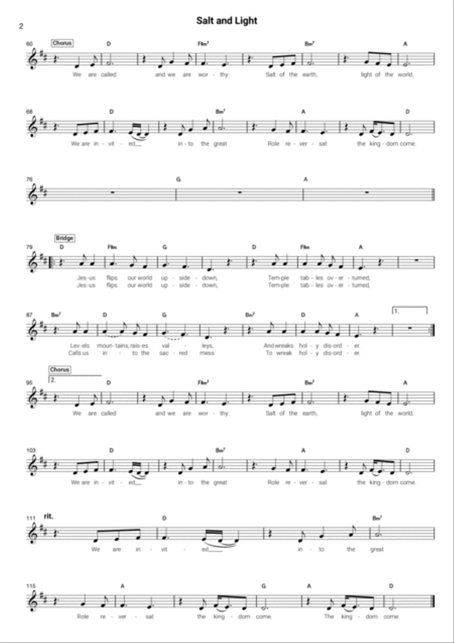 Calling EP Songbook Calling EP Songbook Piano scores gallery preview page 5