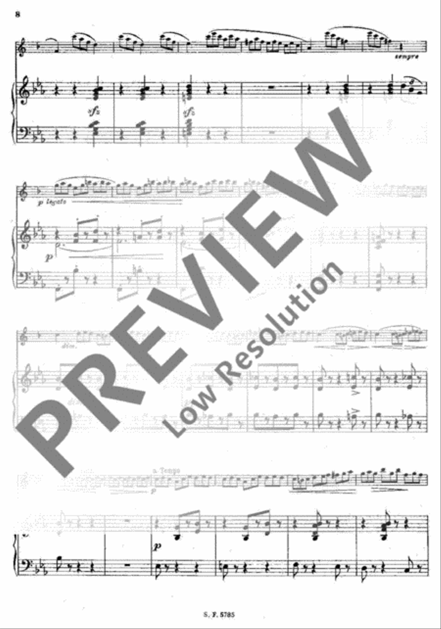 Impromptu Clarinet Solo scores gallery preview page 9