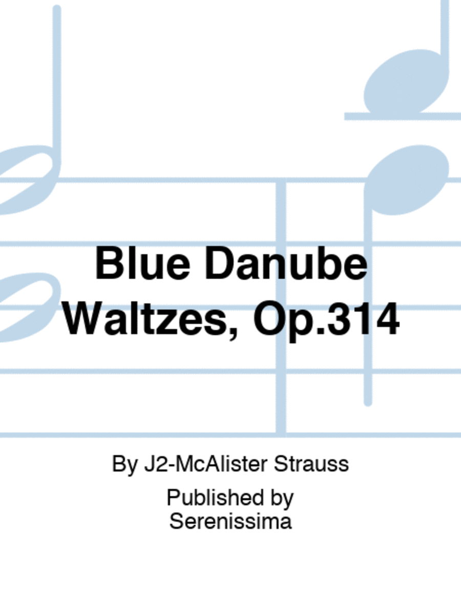 Blue Danube Waltzes, Op.314 String Orchestra scores gallery preview page 1