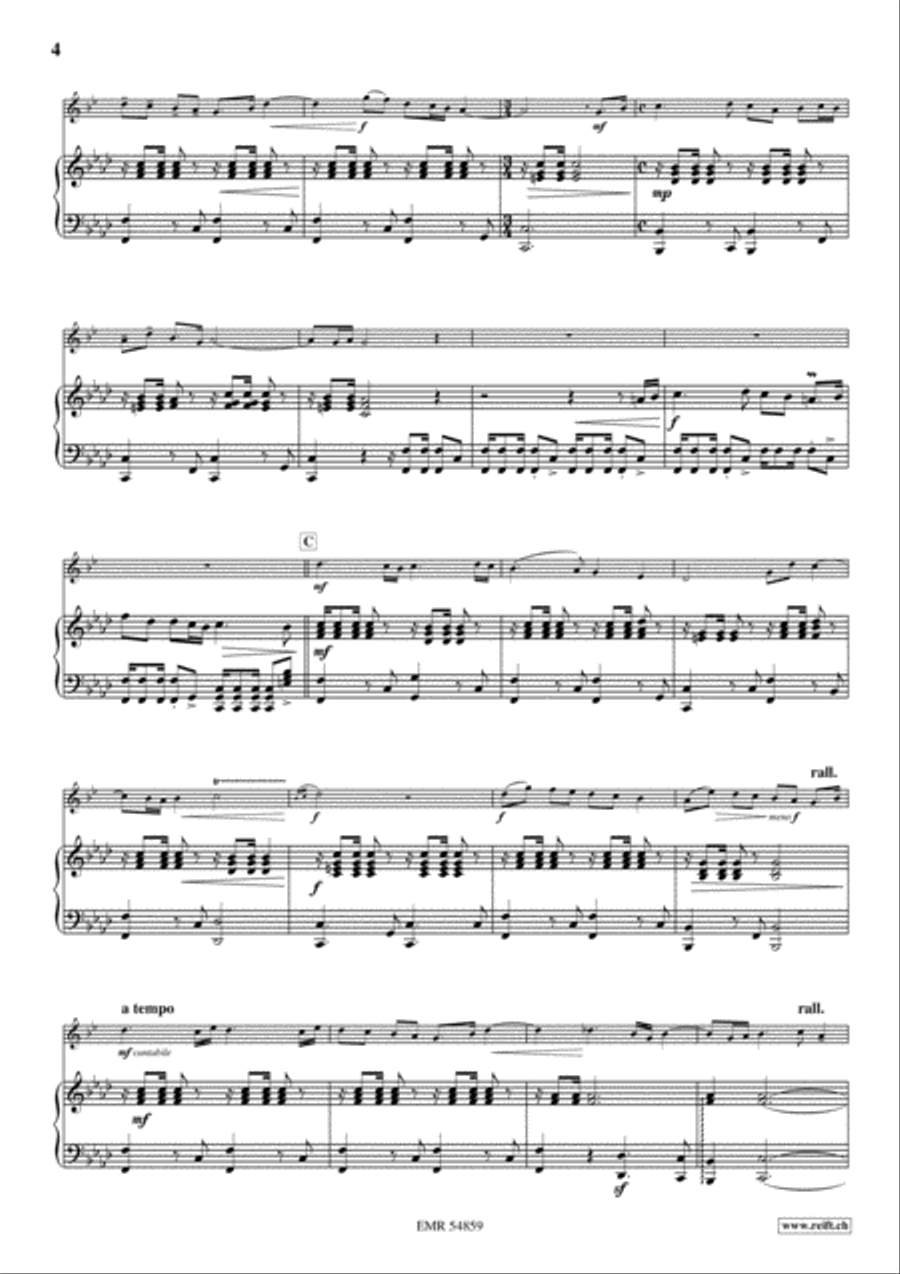 Fantasietta Tenor Saxophone scores gallery preview page 5