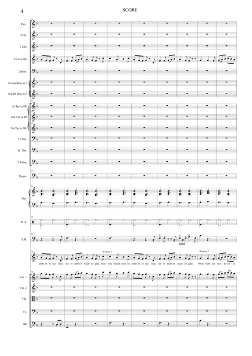 Sussex Carol (orchestral parts & score) )
