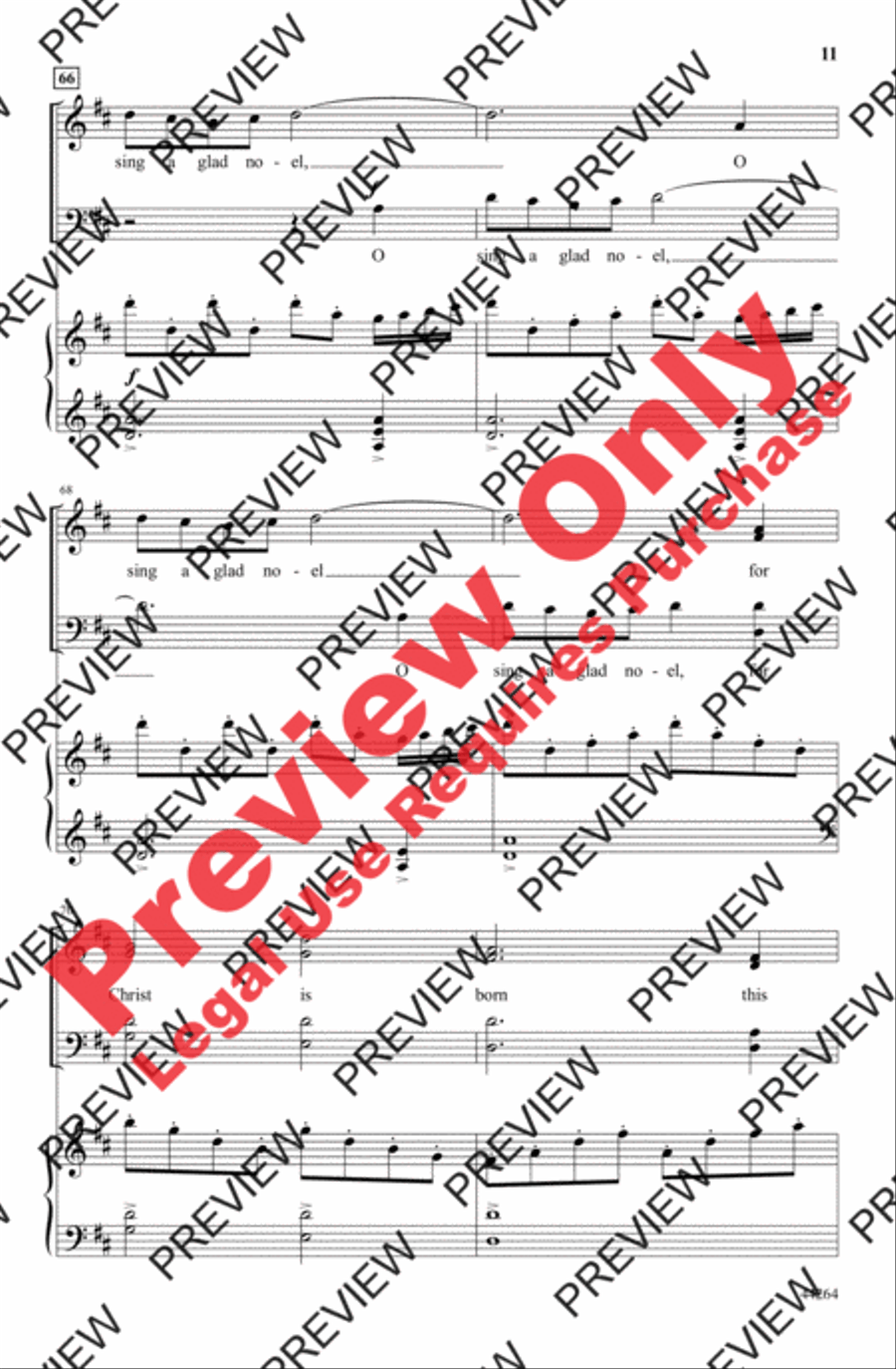 Sing a Glad Noel! Sing a Glad Noel! 4-Part scores gallery preview page 11