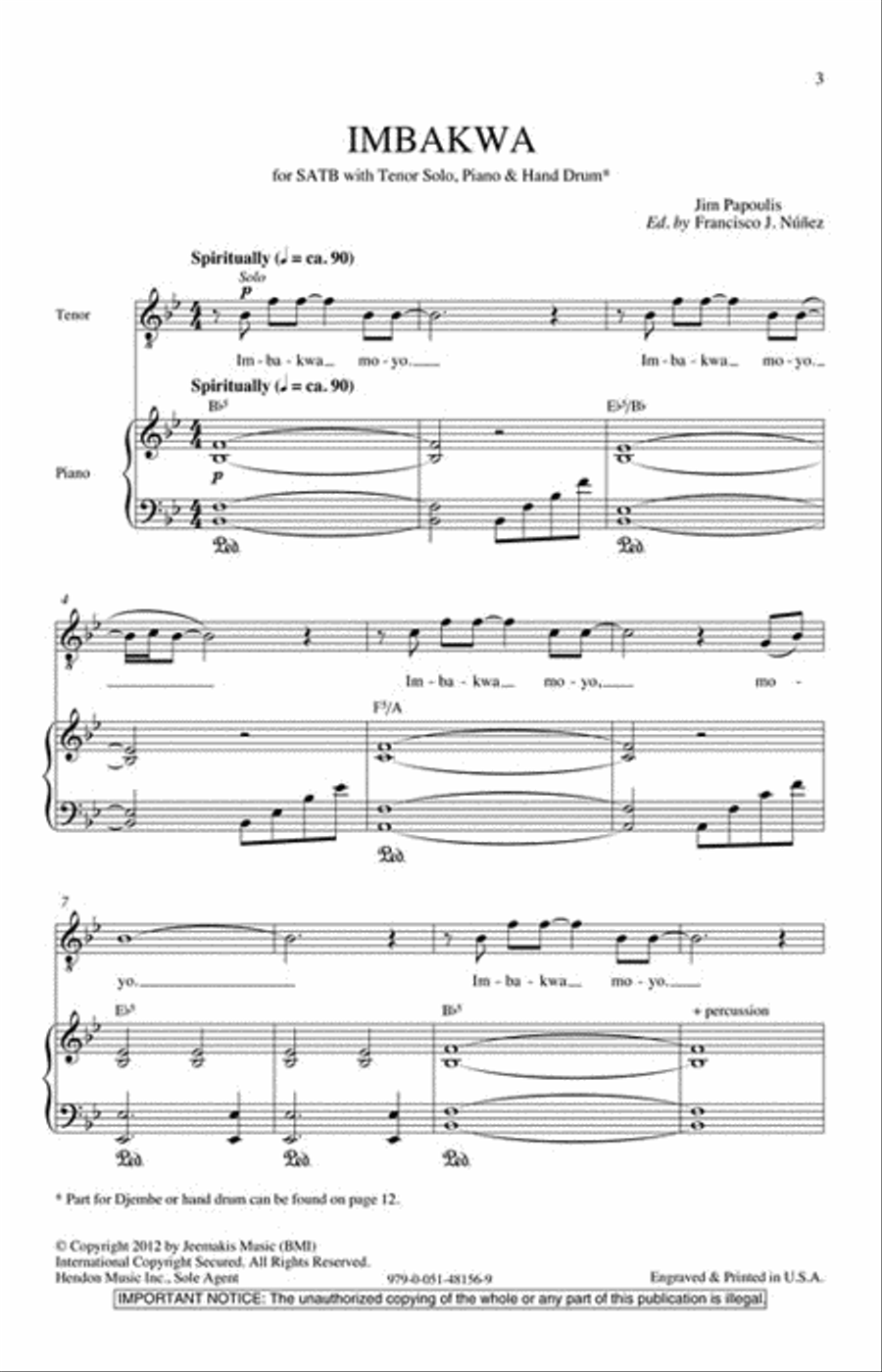 Imbakwa 4-Part scores gallery preview page 2