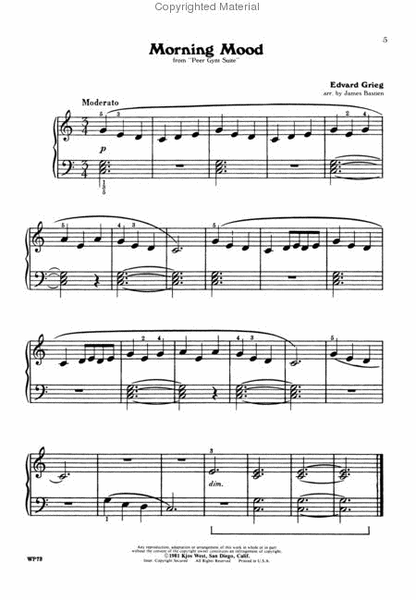 Favorite Classic Melodies, Level 1 by James Bastien Piano Method - Sheet Music
