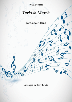 Book cover for Turkish March - Mozart - Concert band