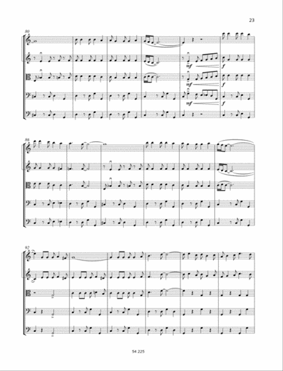 La Paloma String Quartet scores gallery preview page 5