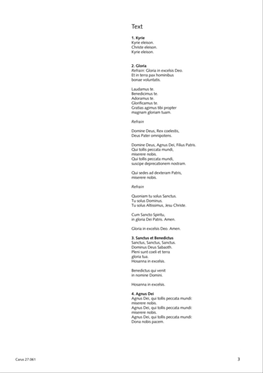 Missa Transfigurationis Women's Choir scores gallery preview page 4