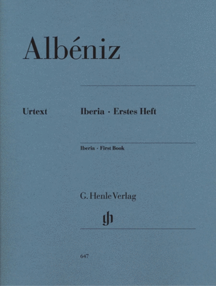 Book cover for Albeniz - Iberia Book 1