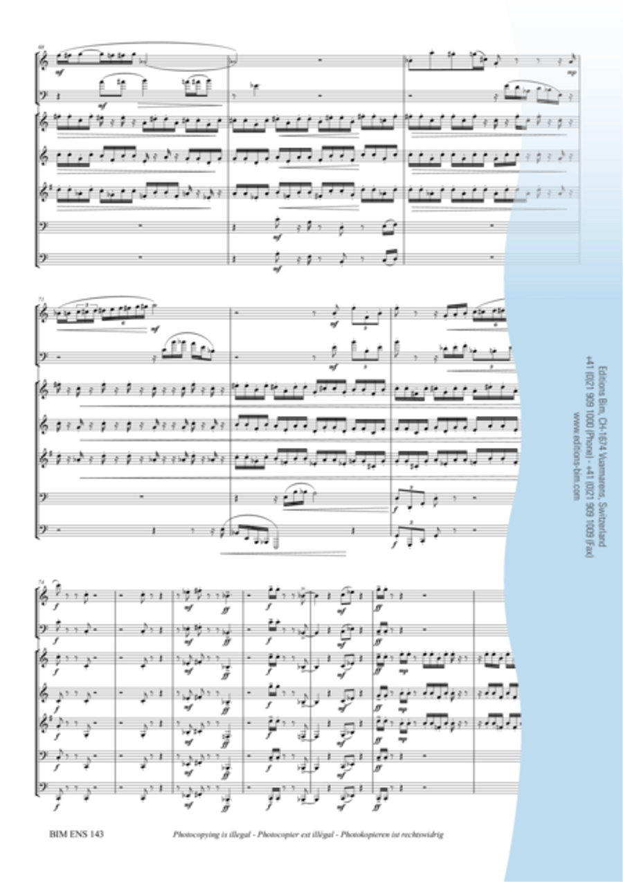 Groundhog Mamba Brass Quintet scores gallery preview page 6