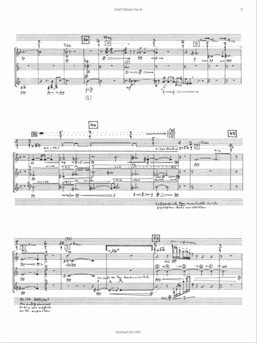 Don't fence me in Oboe scores gallery preview page 3