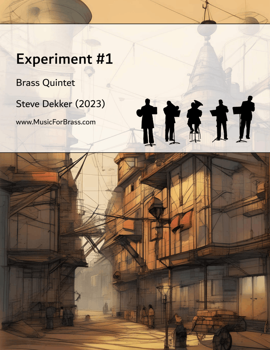 Experiment #1 Brass Quintet scores gallery preview page 1