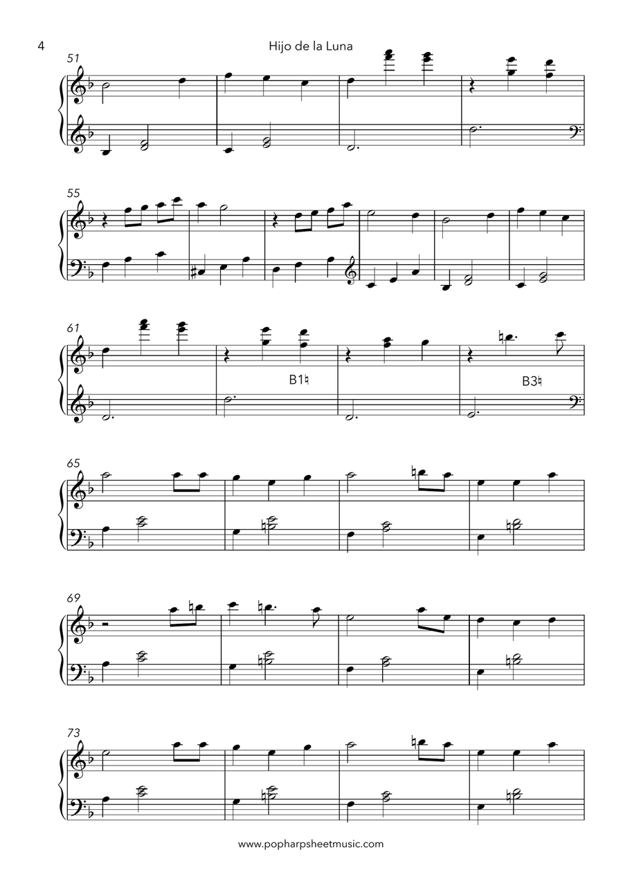 Hijo De La Luna Harp scores gallery preview page 4
