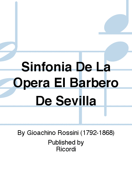Sinfonia De La Opera El Barbero De Sevilla