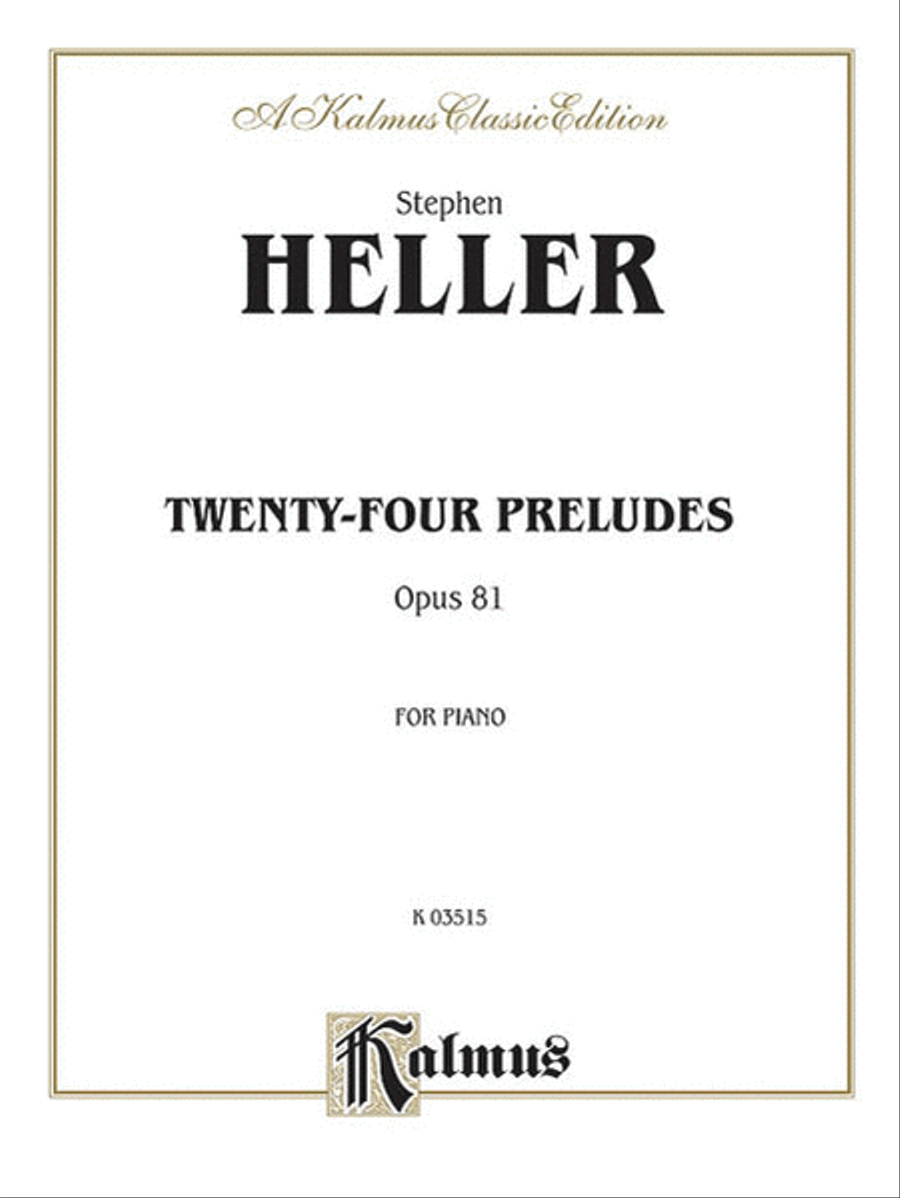Twenty-four Preludes, Op. 81 Piano Method scores gallery preview page 1
