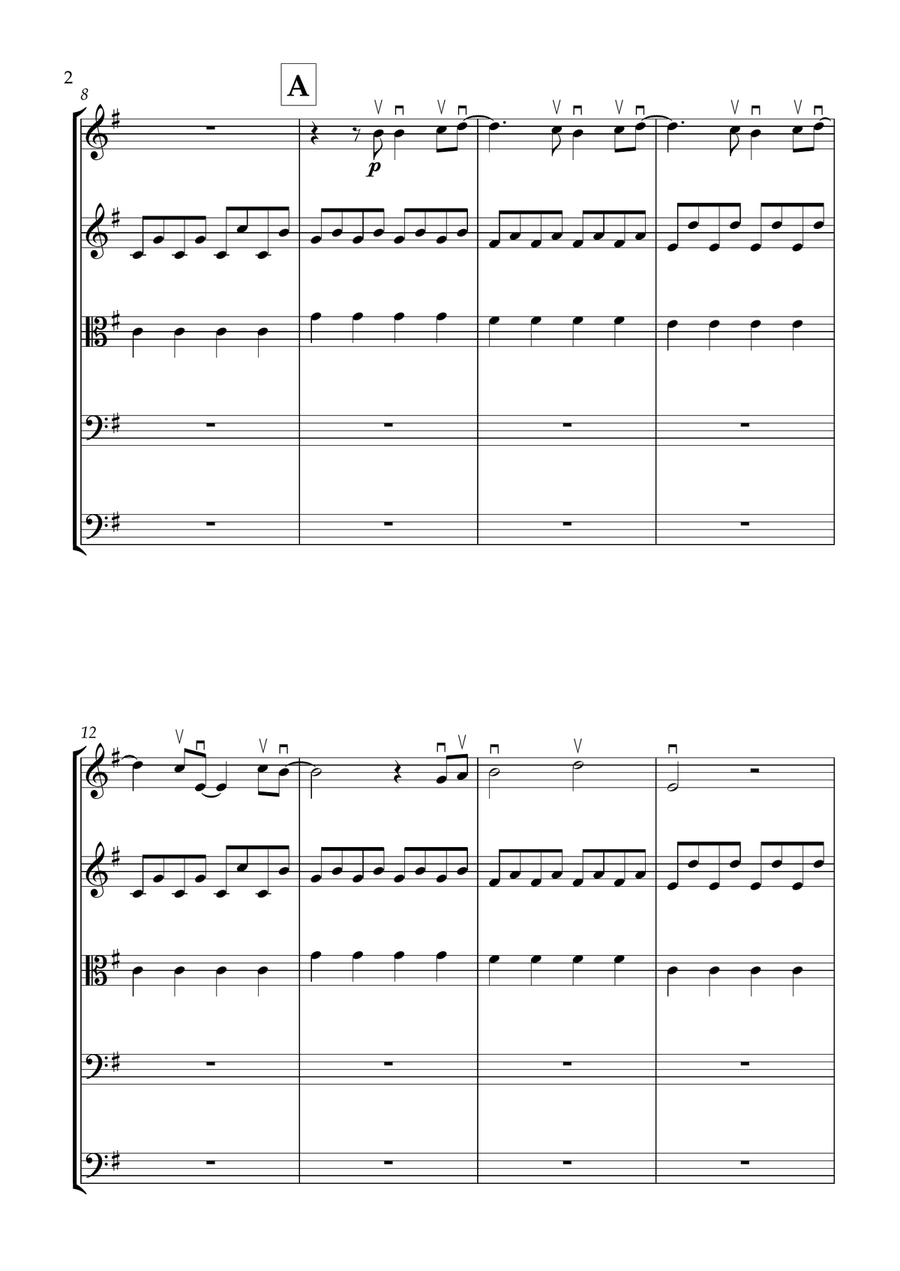 A Million Dreams String Orchestra scores gallery preview page 2