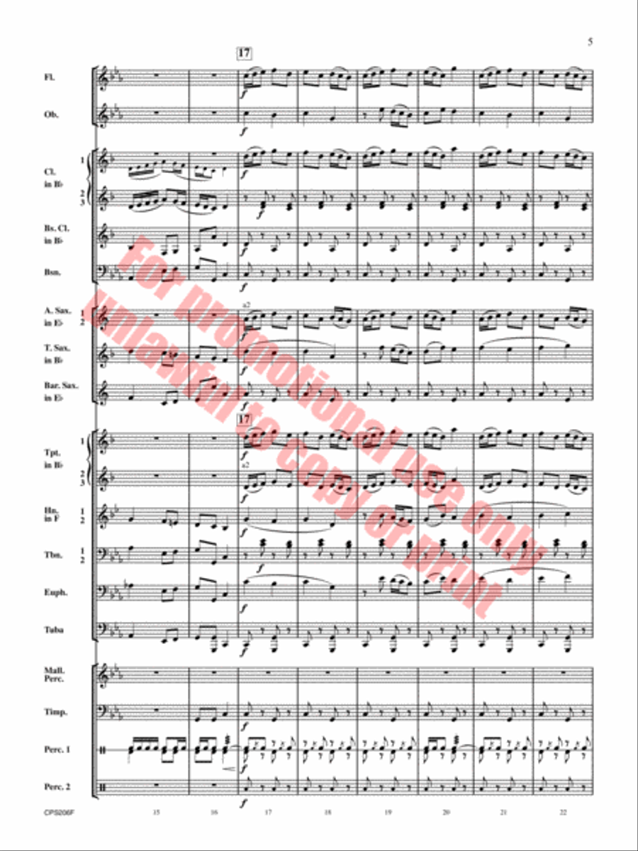 Dorian Dialogue Dorian Dialogue Concert Band scores gallery preview page 6