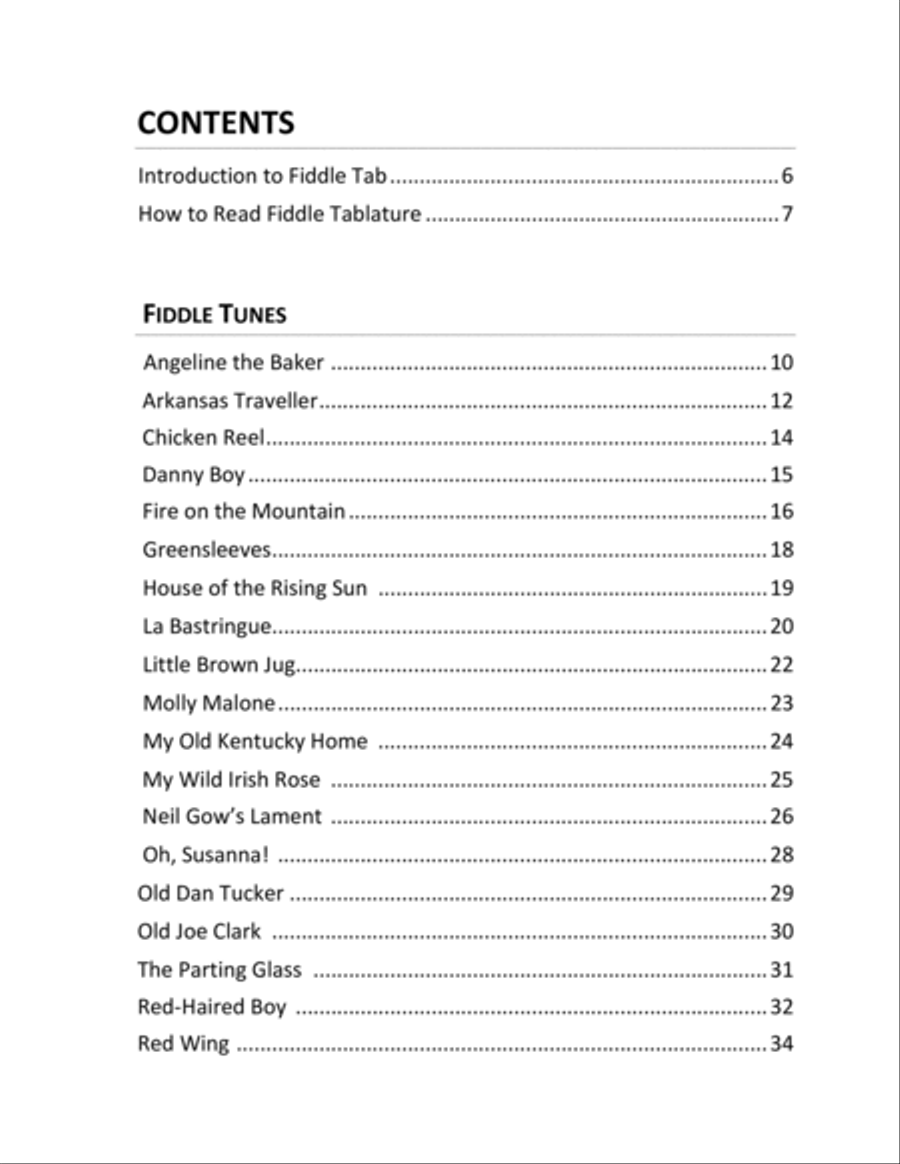 Fiddle Tab - Traditional Collection - Complete Books 1, 2 & 3 Violin scores gallery preview page 5