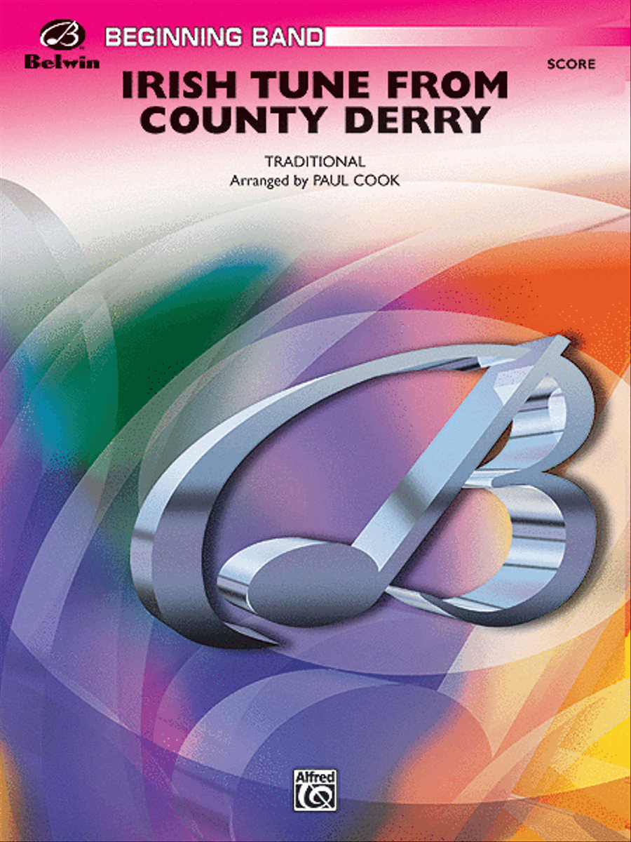 Irish Tune from County Derry Concert Band scores gallery preview page 1
