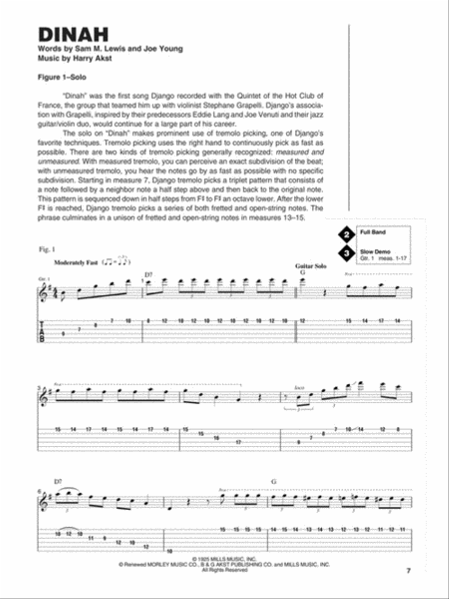 The Best of Django Reinhardt Electric Guitar scores gallery preview page 4