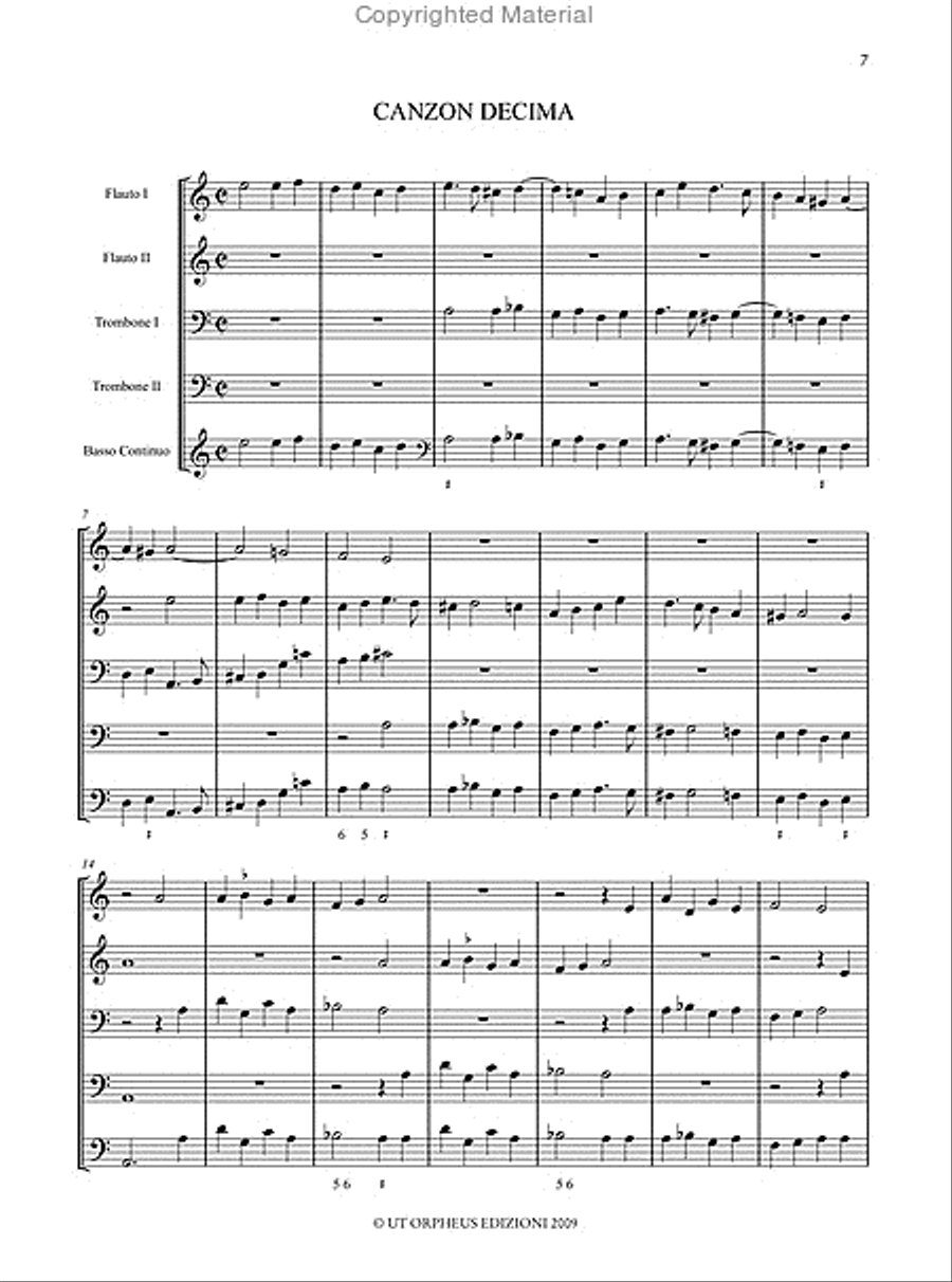 3 Canzoni da sonar (Venezia 1625) Recorder scores gallery preview page 3