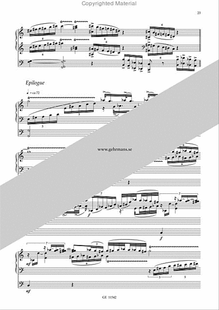 Tragoedia Organ scores gallery preview page 24