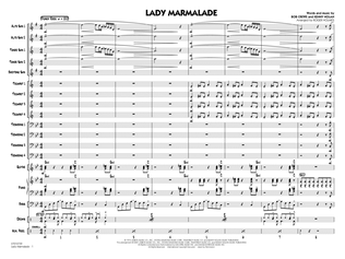 Lady Marmalade (from Moulin Rouge) (arr. Roger Holmes) - Full Score