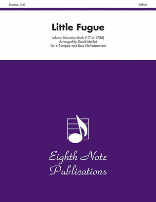 Book cover for Little Fugue