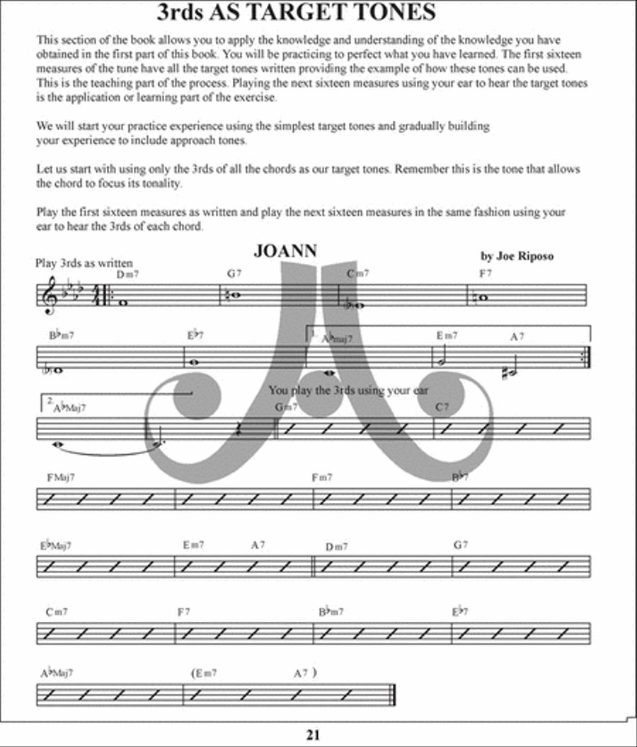 Target and Approach Tones Collection / Songbook scores gallery preview page 8