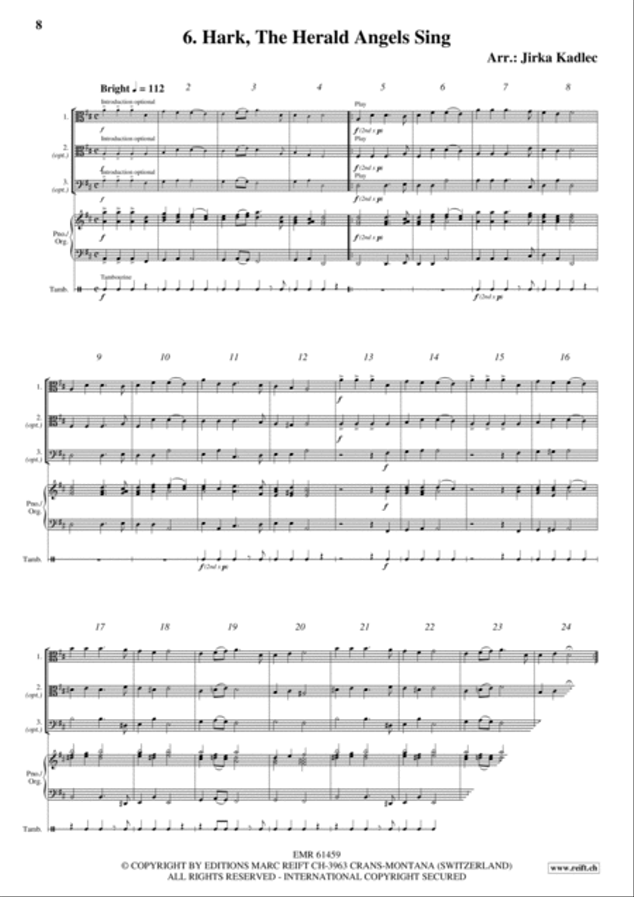 12 Easy Christmas Songs String Duet scores gallery preview page 8