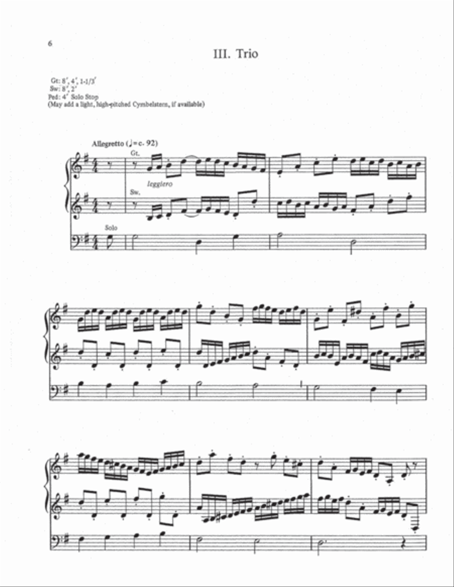 Partita on Adeste Fideles Organ scores gallery preview page 6
