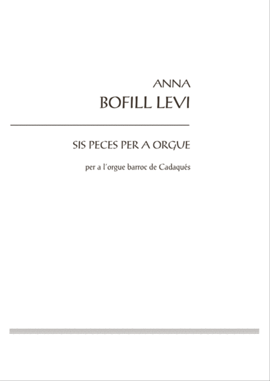 Sis peces per a orgue Organ Solo scores gallery preview page 3