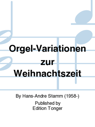 Book cover for Orgel-Variationen zur Weihnachtszeit
