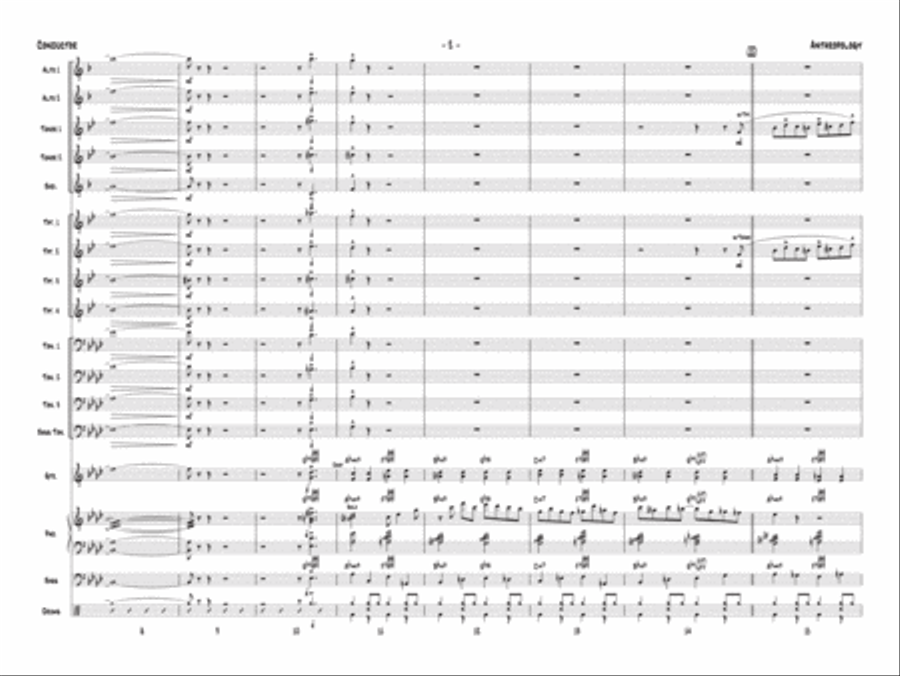 Anthropology Anthropology Jazz Ensemble scores gallery preview page 3