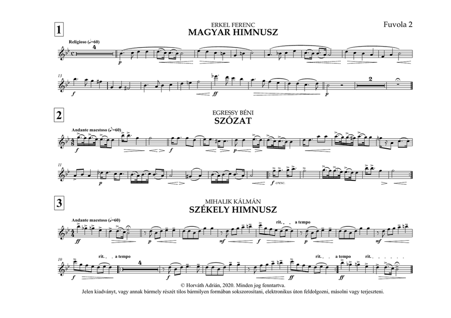 Indulókönyv 2020 - 03 Fuvola 2 Concert Band scores gallery preview page 5